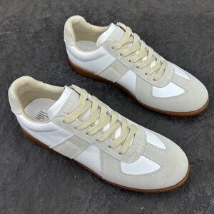 Maison Martin Margiela White and Cream Sneakers